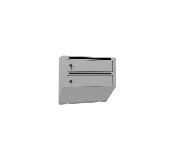 2-х секционный почтовый ящик «Гарант Люкс» 